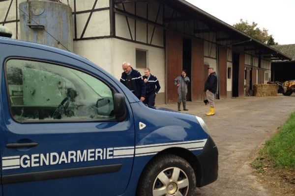 La ferme où sont mortes les vaches, à Niederlauterbach.