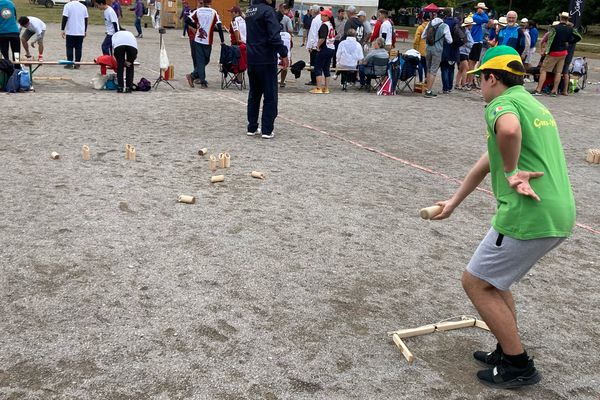 Plus de 600 joueurs s'affrontent ce week-end à Samoëns lors des championnats du monde de Mölkky - 20 août 2022