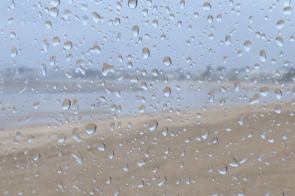Le littoral Atlantique sous la pluie