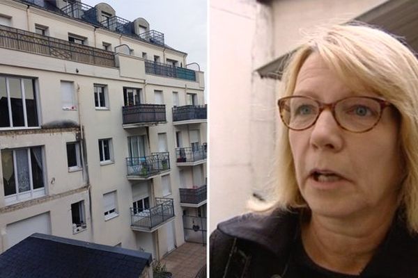 Une habitante d'Angers, voisine de l'immeuble dont un balcon s'est effondré, témoigne...