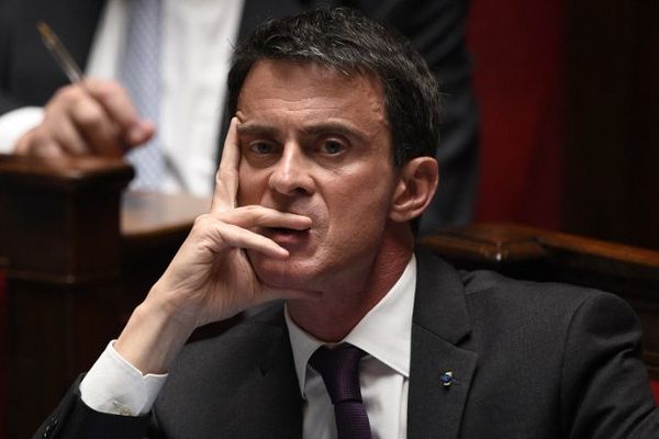 Manuels Valls lors de la séance des questions au gouvernement