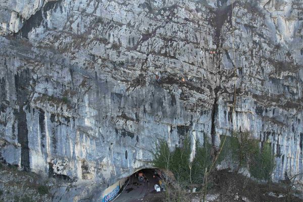 Des chantiers devraient se poursuivre sur le tunnel des Echelles (Savoie) jusqu'à mi-avril.