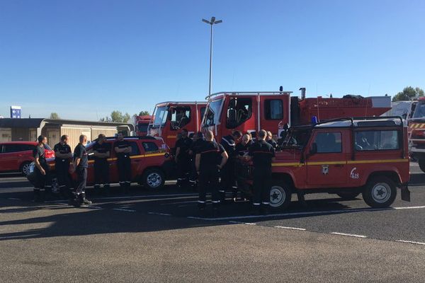 Soixante pompiers héraultais partiront jeudi 26 octobre pour la Corse - octobre 2017.