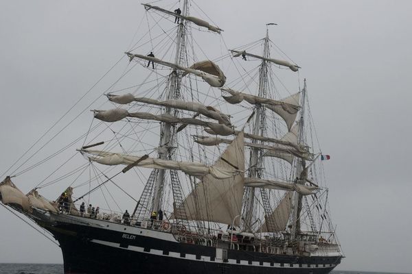 Le Belem est en révision à La Rochelle pour trois semaines.