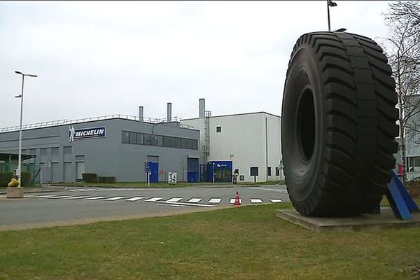 Le site Michelin de Blanzy, en Saône-et-Loire.