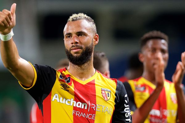 John Bostock, milieu de terrain du RC Lens.