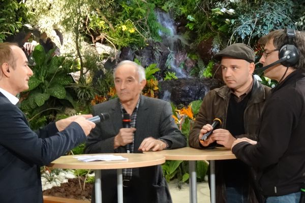 Alain Fauritte avec ses intités Emmanuel Wisantin et Danielm perret