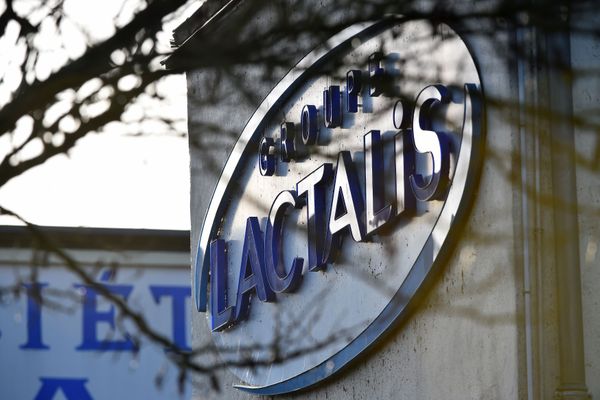 Le siège de Lactalis à Laval, janvier 2018