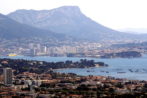 La ville de La Seyne-sur-mer dans le Var.