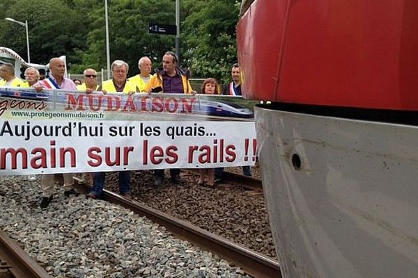 Baillargues (Hérault) - manifestation du collectif "Protégeons Mudaison" - 16 juin 2015.