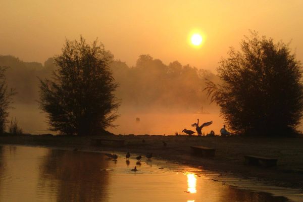 Vos photos d'Automne illustrent la météo : Etang du Pont Rouge Le Quesnoy