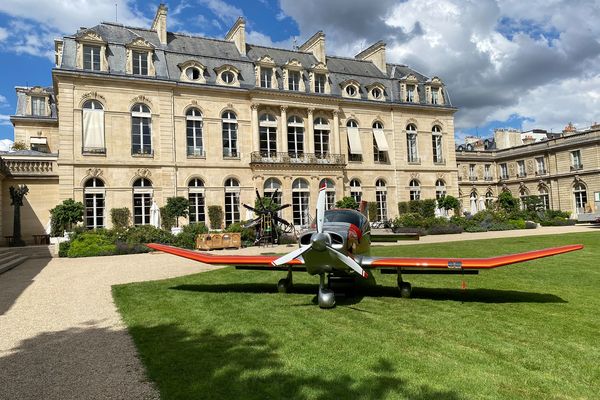 L'avion sera l'une des stars de l'exposition à l'Élysée dédiée aux produits fabriqués en France.