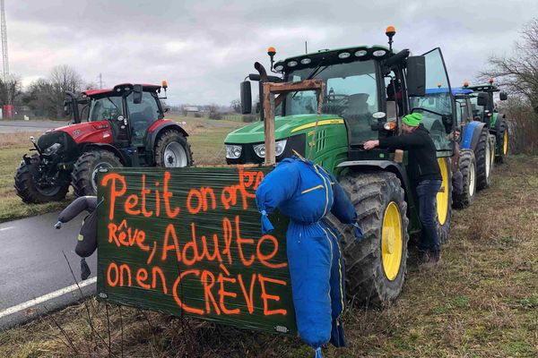 Les agriculteurs Haut-Rhinois se sont donnés rendez-vous sur l'A36 pour un nouveau blocage.