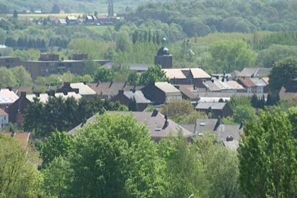 Farciennes (Belgique) - ville jumelée avec Beaucaire dans le Gard - 30 mars 2014.