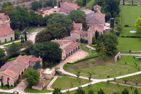 Vue aérienne de la propriété en 2008