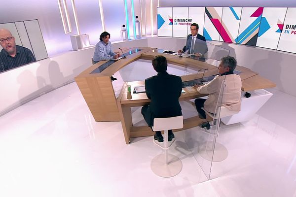 Sacha Houlié, Marie-Pierre Missioux, Daniel Gendarme et Thierry Dominici invités de Dimanche en politique le 10 octobre 2021