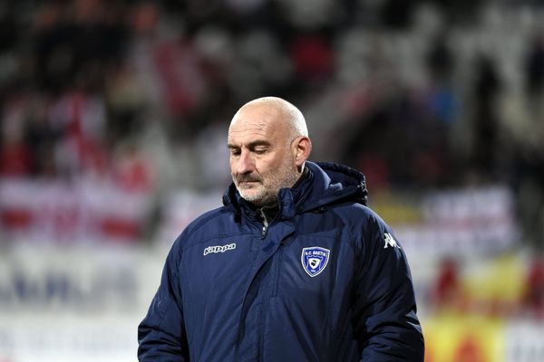 François Ciccolini, en février 2017, alors qu'il était entraîneur de Bastia.