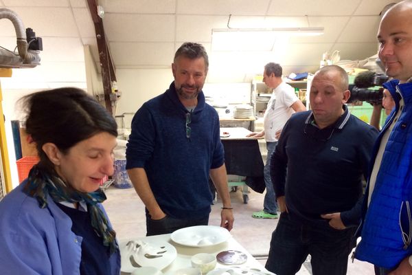 Sylvie Coquet et le chef étoilé Laurent Lemal  