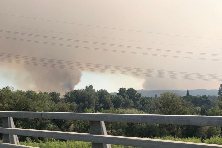 VIDEO. Graveson 280 pompiers face à un incendie ce 14 juillet au nord