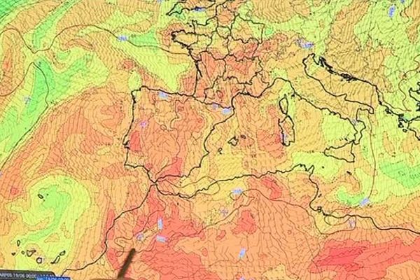 Cette vague de chaleur, qui remonte du nord de l'Afrique, va durer plusieurs jours selon Météo France