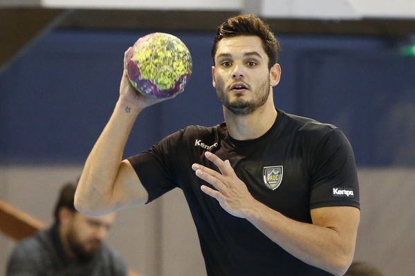 Florent Manaudou à l'entraînement en novembre dernier.