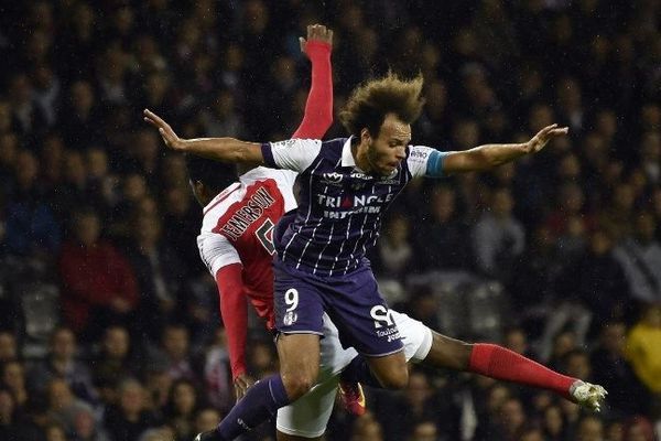 Martin Braithwaite a marqué deux fois pour Toulouse face à Monaco
