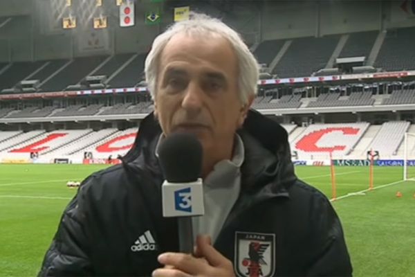 Vahid Halilhodzic, sur la pelouse du Stade Pierre-Mauroy ce jeudi