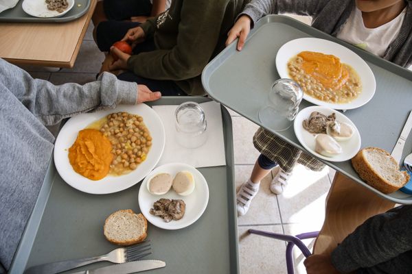 Une cantine scolaire. Image d'illustration.