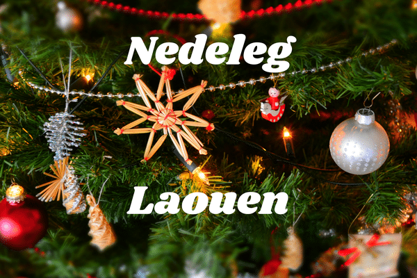 Nedeleg Laouen :  joyeux Noël en breton.