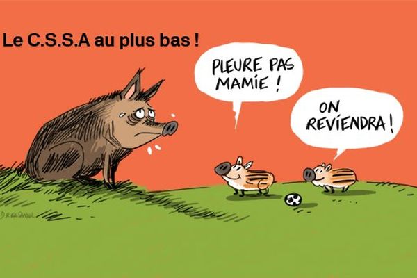 Les supporters du CSSA doivent garder espoir selon notre dessinateur