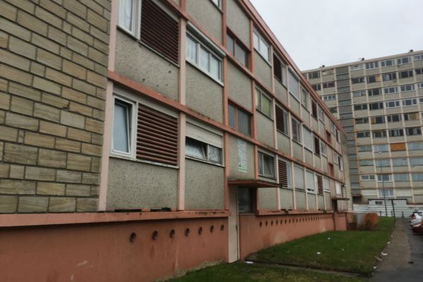 Dans les barres voisines de l'immeuble Sorano, à Saint-Etienne-du-Rouvray (Seine-Maritime), les habitants vivent également dans des conditions déplorables.