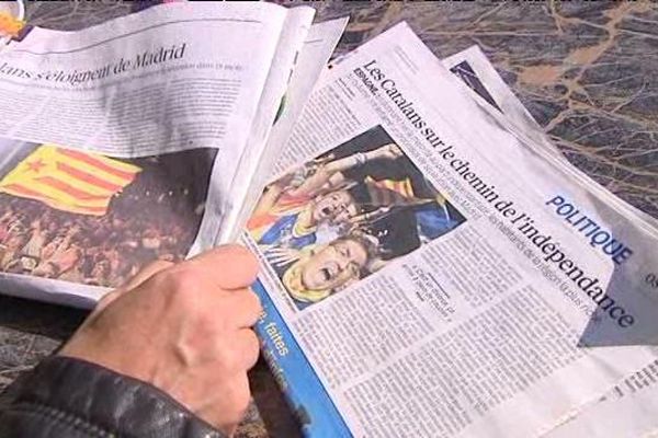 La victoire des indépendantistes catalans faisait la Une des journaux ce lundi.