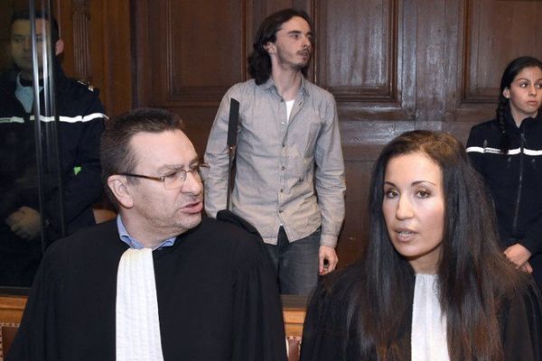 Seureau et ses deux avocats le 15 novembre 2014