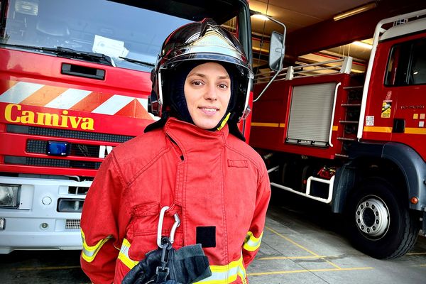 Adeline Boutet, pompier volontaire au service départemental d'incendie et de secours de Haute-Vienne.