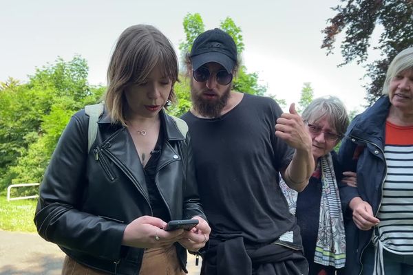 Balade en famille, animée par les énigmes proposées par les Trésors du Rhin.