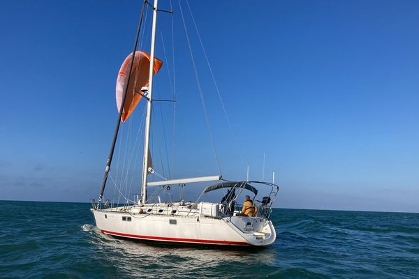 Le libertykite imaginé par Yves Parlier, 22 skippers sur 40 l’auront sur cette 10ème édition du Vendée Globe 2024