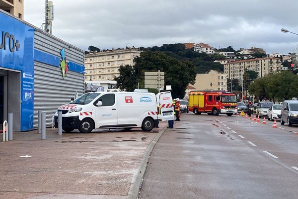 La fuite de gaz a été constatée aux environs de 11h45.