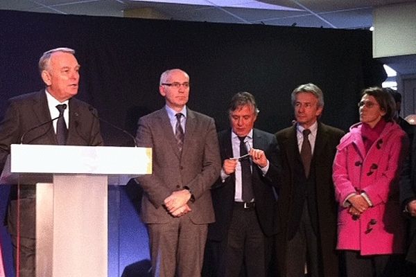 Jean-Marc Ayrault à l'Afpa de Caen ce lundi 14 janvier 2013