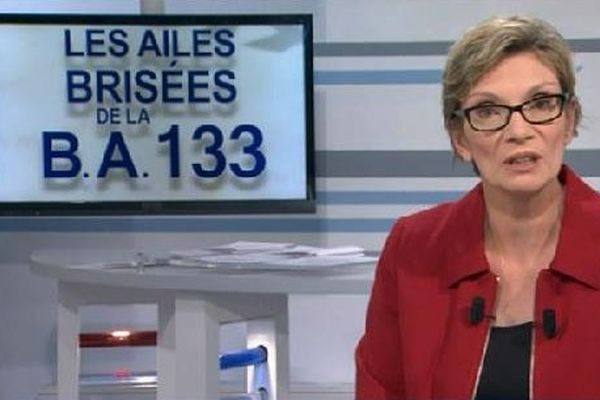 Francine Dubail présentait cette édition de La Voix Est Libre consacrée à la B.A. 133.