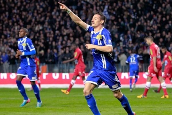 Le milieu offensif du SC Bastia (2012-2013), Florian Thauvin, "meilleur espoir" de Ligue 1