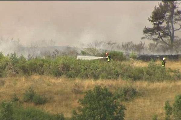 Incendie de broussailles à Aydat(63)