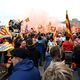 Les supporters de l'Usap derrière leur équipe. Ici lors du match remporté face à Montpellier, le 27 avril 2024.