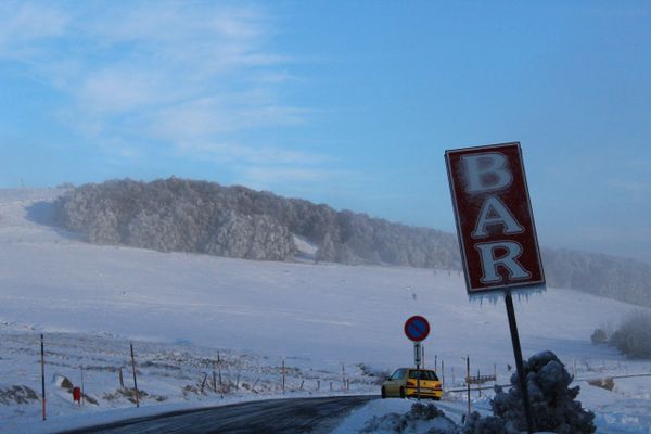 Le manteau neigeux du Ballon d'Alsace