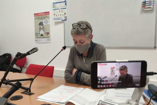 Marie-Hélène Lecenne tenait un point de situation sur la pandémie, ce mercredi 27 janvier.