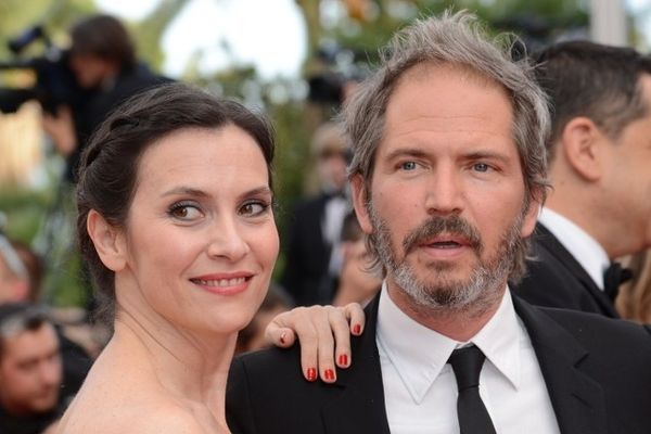 Le réalisateur Christopher Thompson, à droite, en compagnie de l'actrice Geraldine Pailhas lors du festival de Cannes 2012