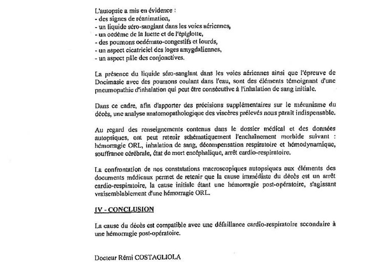 Mort D Un Enfant Opere Des Amygdales A Toulouse Le Rapport D Autopsie Accable Le Chu