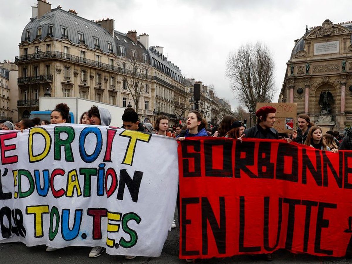 Nantes Manifestation Des Lyceens Contre Parcoursup