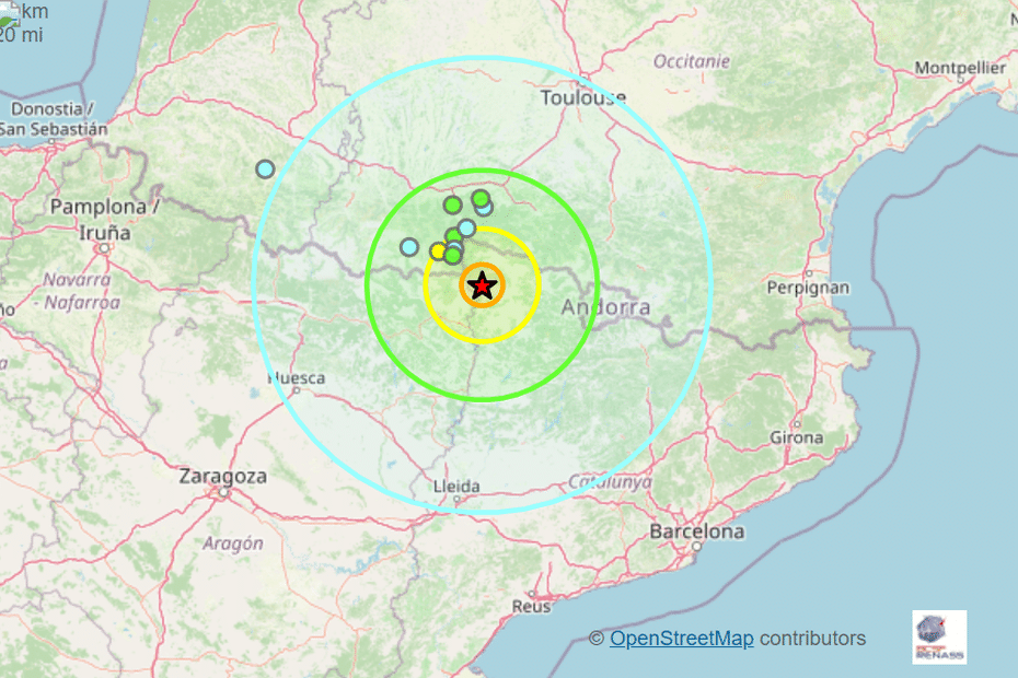 Un segundo terremoto en 24 horas, aún más potente en los Pirineos