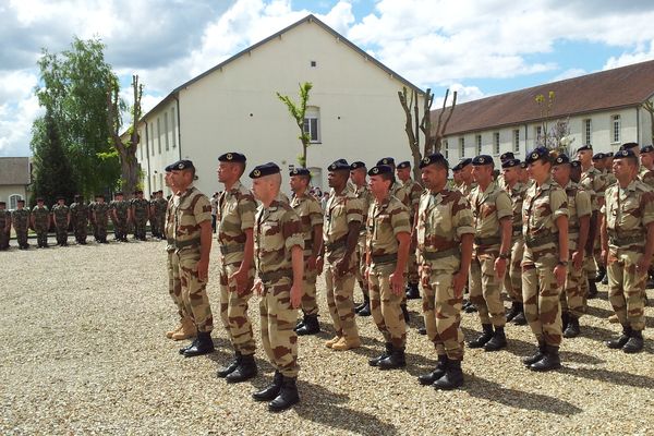 L'arrivée des militaires du RICM à Poitiers