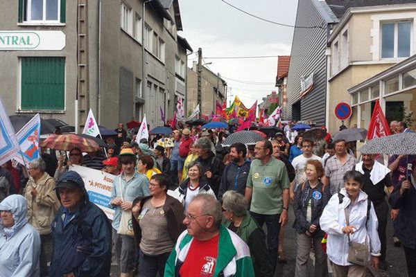 La manifestation contre la casse des services publics dans les rues de Guéret